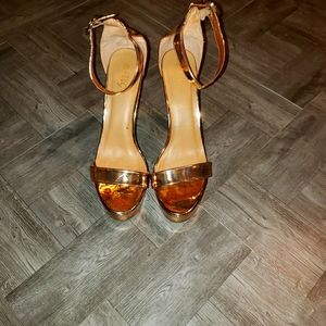 Gold Platform Sandals